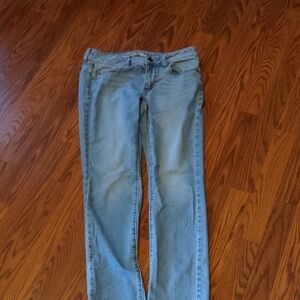 American Eagle Outfitters Light Blue Straight Leg Jeans